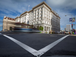 San Francisco Cable Car and The Fairmont hotel San Francisco Cable Car and The Fairmont hotel